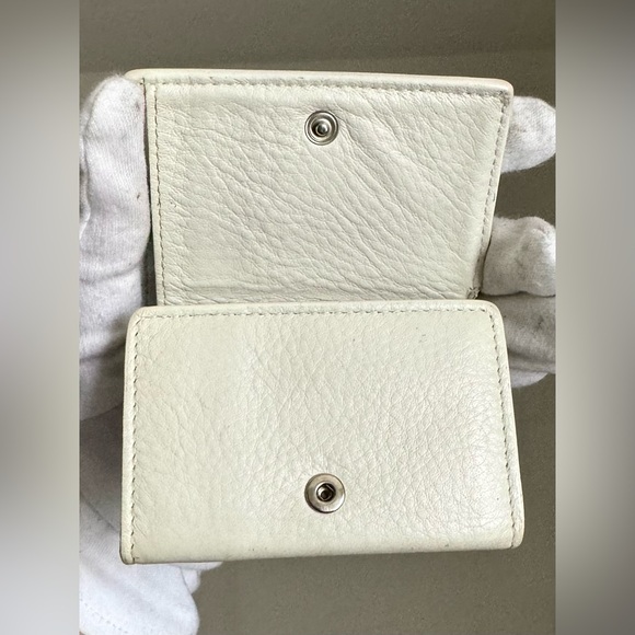 Balenciaga White Cream Envelope Card Holder Wallet - Picture 9 of 16